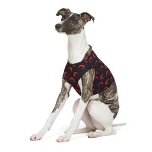 Marine Serre Exclusive Black & Red Moon Dog Tee